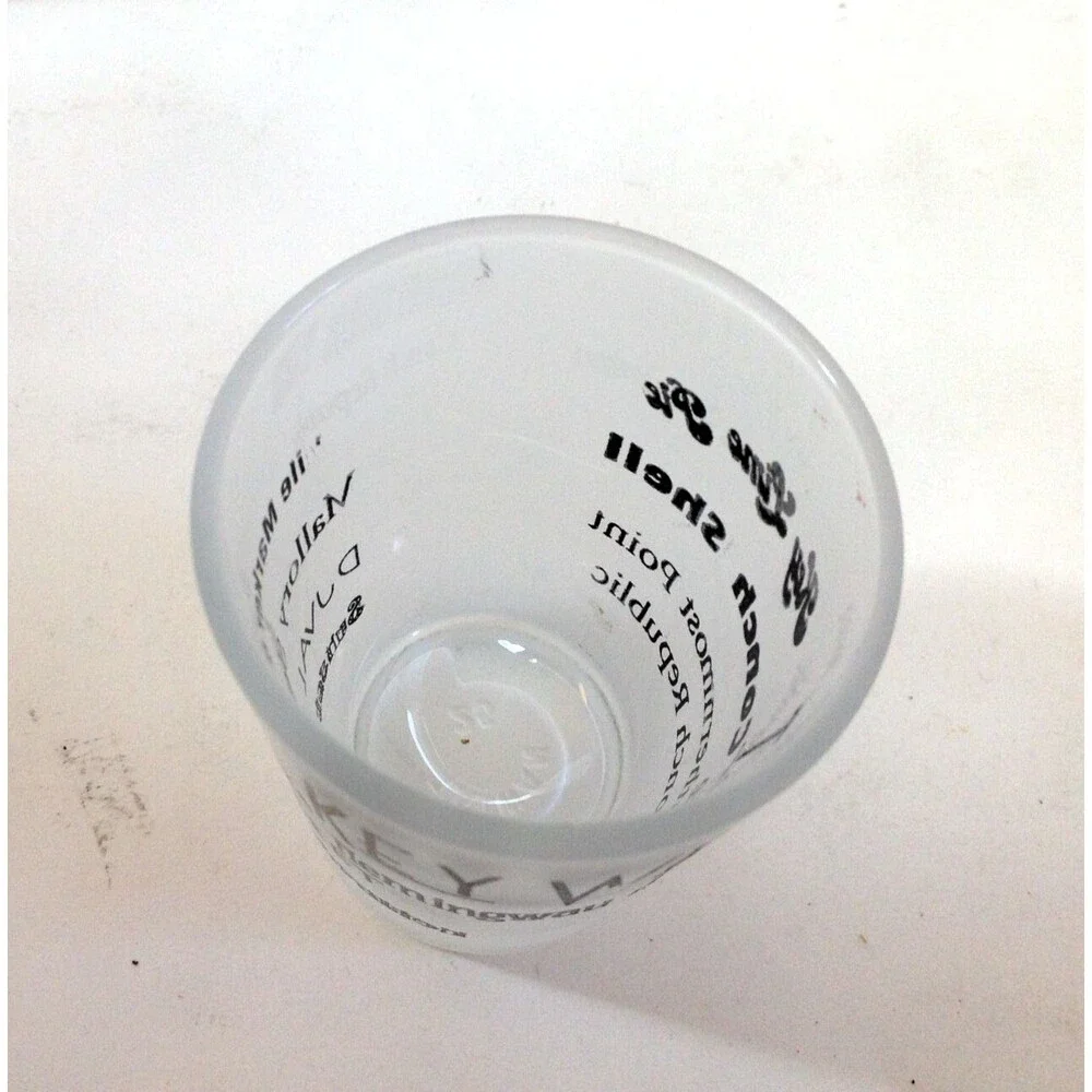 Vintage Souvenir Key West Shot Glass Hemington House Southernmost Point Whiskey